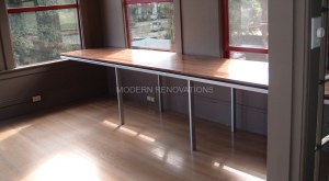 Custom Walnut-Steel Work Stations