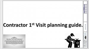 planning guide Contractor 1st Visit