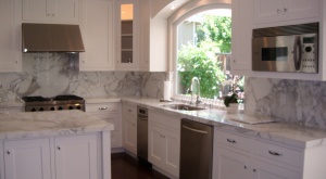 White Flush Inset Kitchen